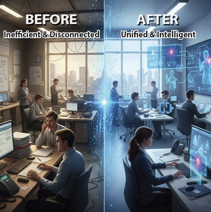 Before and After AI Transformation